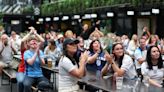 England fans cheer as Lionesses beat Haiti in opening World Cup match