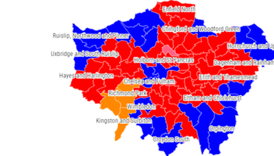 London General Election: Find out who will be your MP from candidates in every constituency on new city map