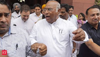 No vision in President's address to Parliament: Mallikarjun Kharge - The Economic Times