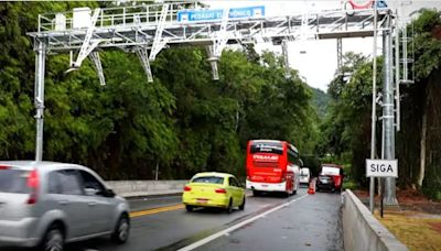 Justiça Federal derruba liminar que cancelava multas no pedágio free flow da Rio-Santos