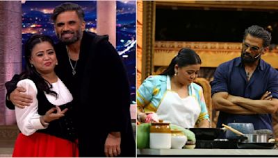 Laughter Chefs: Suneil Shetty appears on the show to support 'sister' Bharti Singh