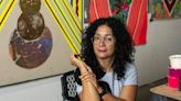 L.A. painter Carolyn Castaño turns the humble poncho into a portal to lush worlds