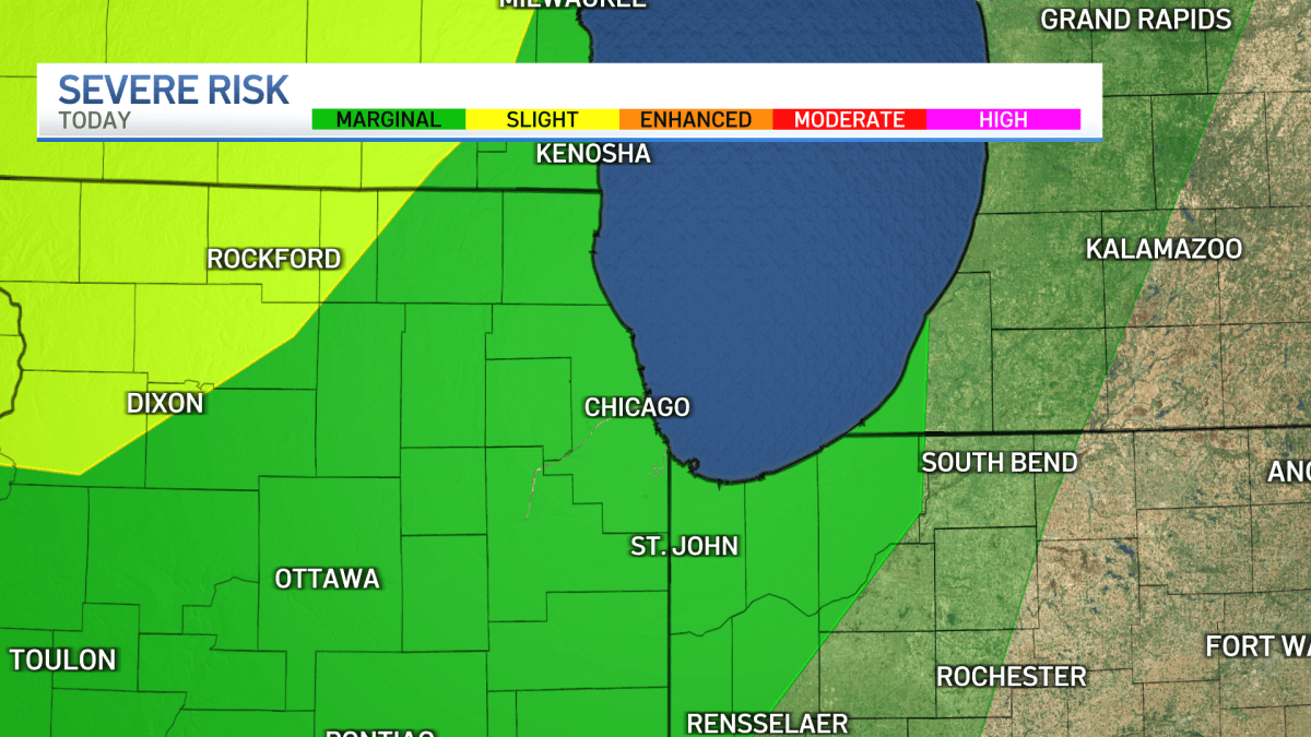 Timeline: What to expect and when with scattered storms Monday in Chicago area