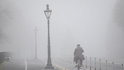 Met Office issues weather warning as flight cancellations possible due to fog