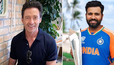...Wolverine Hugh Jackman Picks Mumbai Cha Raja Rohit Sharma His Favorite Cricketer From The World Cup Winning...