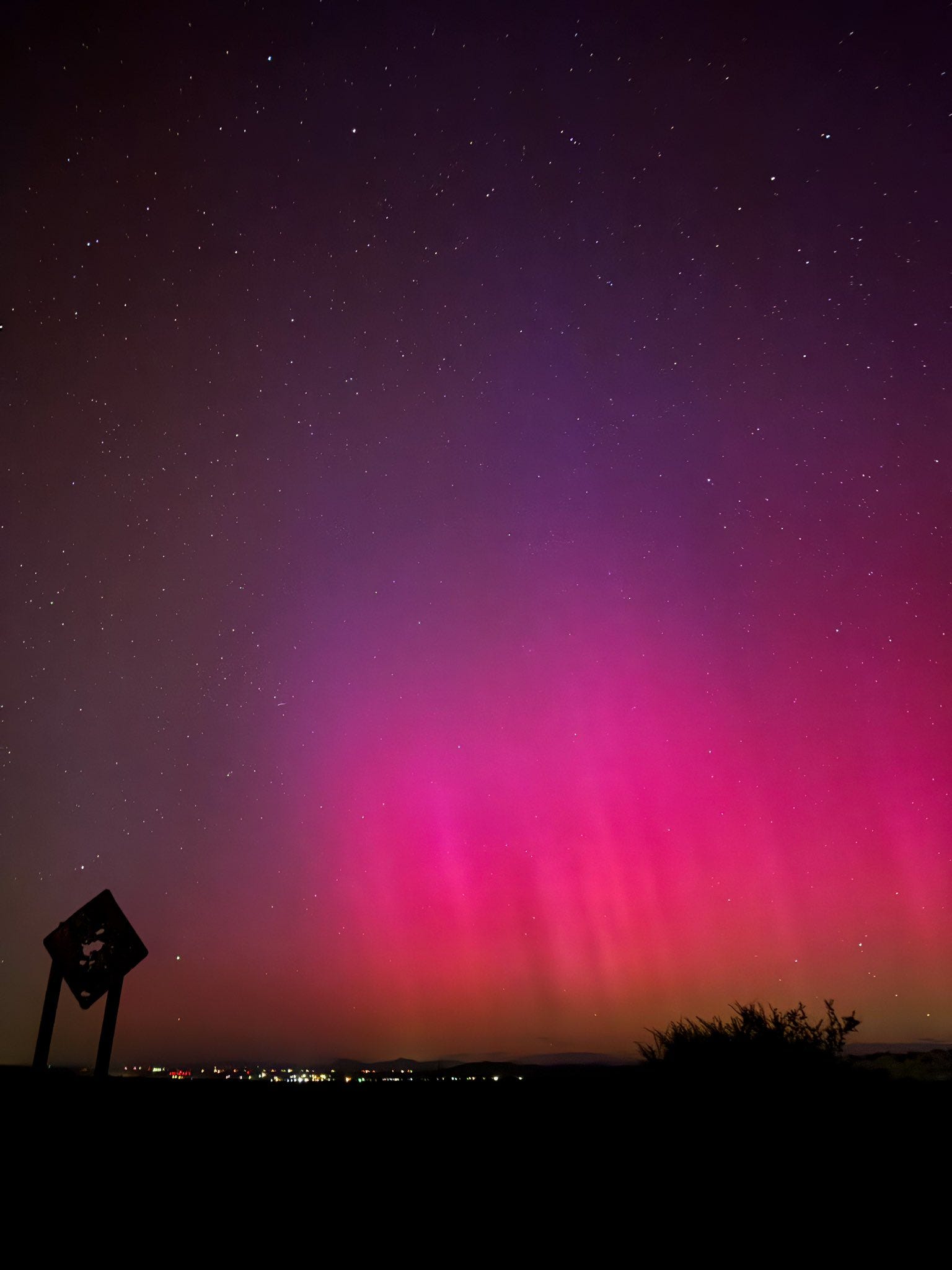 Northern lights visible in High Desert