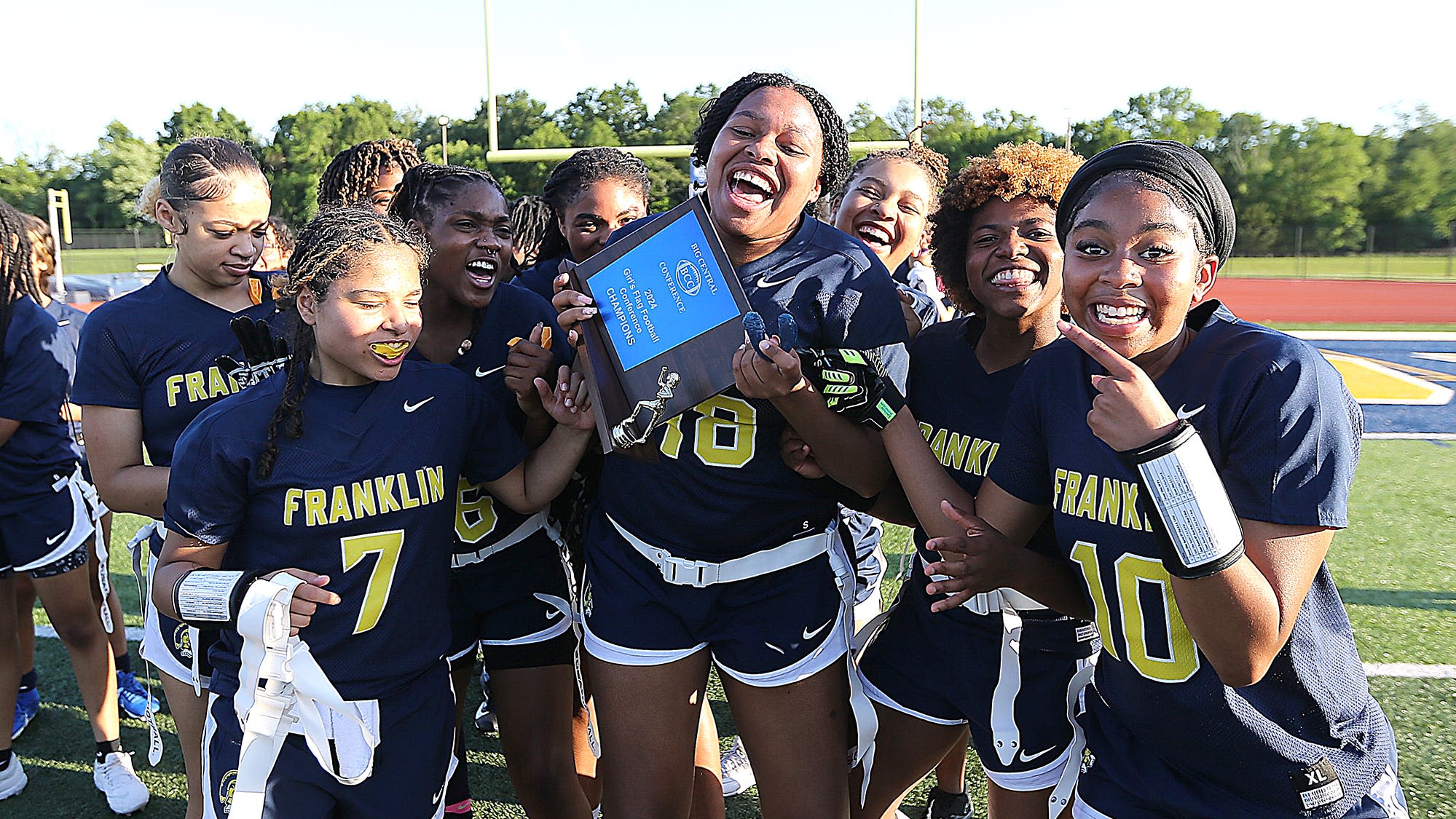 1st-year Franklin program edges Hunterdon Central to claim Big Central flag football title