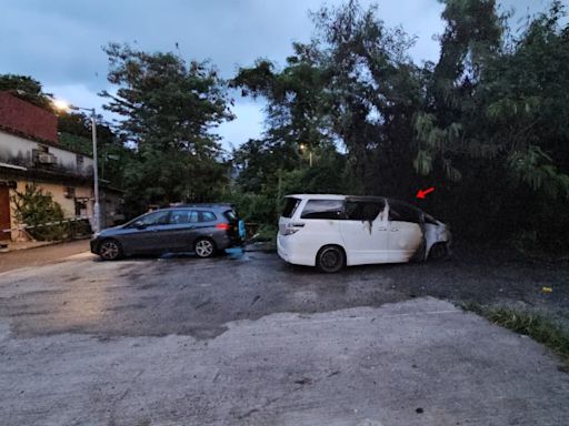 天水圍七人車遭縱火 一度傳出爆炸聲