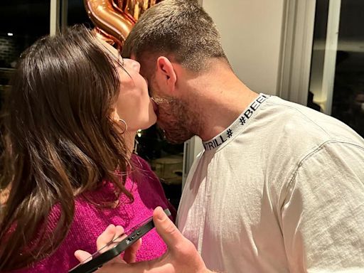 Danika Mason and NRL star Liam Knight put on a very loved-up display