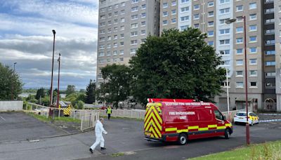 Teenager arrested over top-floor fire at tower block