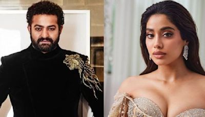 Janhvi Kapoor ditches Hrithik Roshan and Vicky Kaushal for her Devara co-star Jr NTR, says, 'Can't wait..'