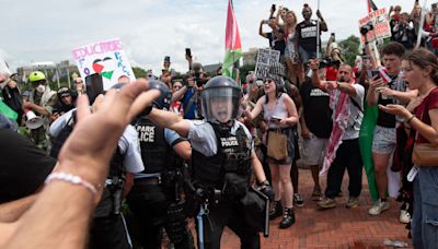 Photos of the 'Violent' Anti-Netanyahu Protests in D.C.