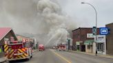 Mounties warn drivers to avoid downtown Athabasca as crews battle building fire