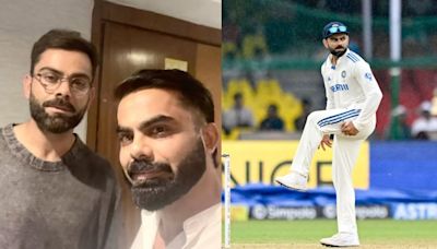 Virat Kohli meets ‘Virat Kohli’ in Kanpur; India star’s expression says the story; internet wonders ‘asli kaun hai?’