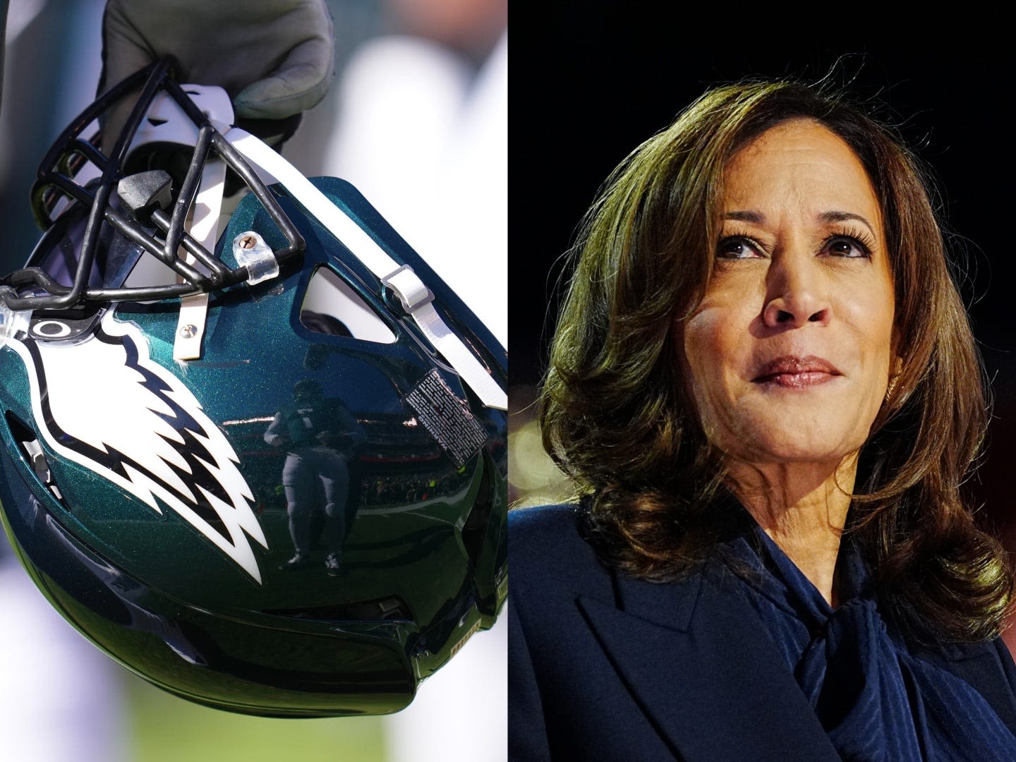 The Philadelphia Eagles want to make it very clear they have not endorsed Kamala Harris