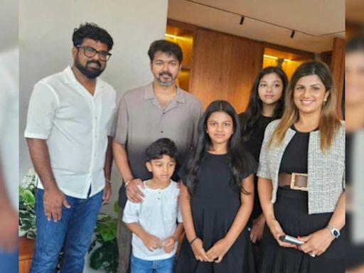 Inside Thalapathy Vijay's Meet-And-Greet Session With Rambha And Her Family