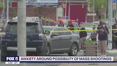 Anxiety around possibility of mass shootings