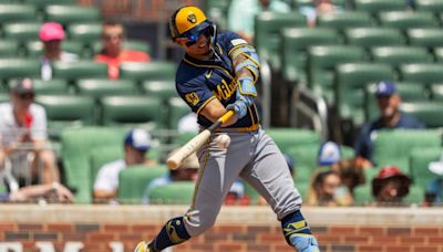 Chourio hits 2 of Milwaukee’s 6 home runs, Brewers win 16-7 to sweep the Braves