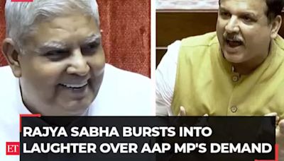 'Jail ka budget toh badha dijiye': Rajya Sabha bursts into laughter over AAP MP Sanjay Singh’s demand