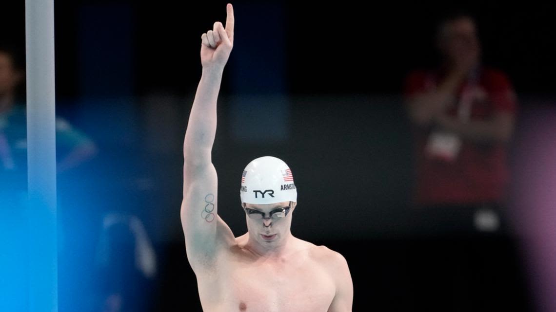 Ohio's Hunter Armstrong makes men's 100m backstroke semifinals: Here's when he swims next