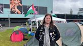 Pro-Palestine University of Lincoln students set up protest encampment on campus