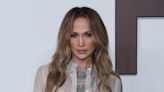 Jennifer Lopez Does Date Night Style in Gold Strappy Sandals