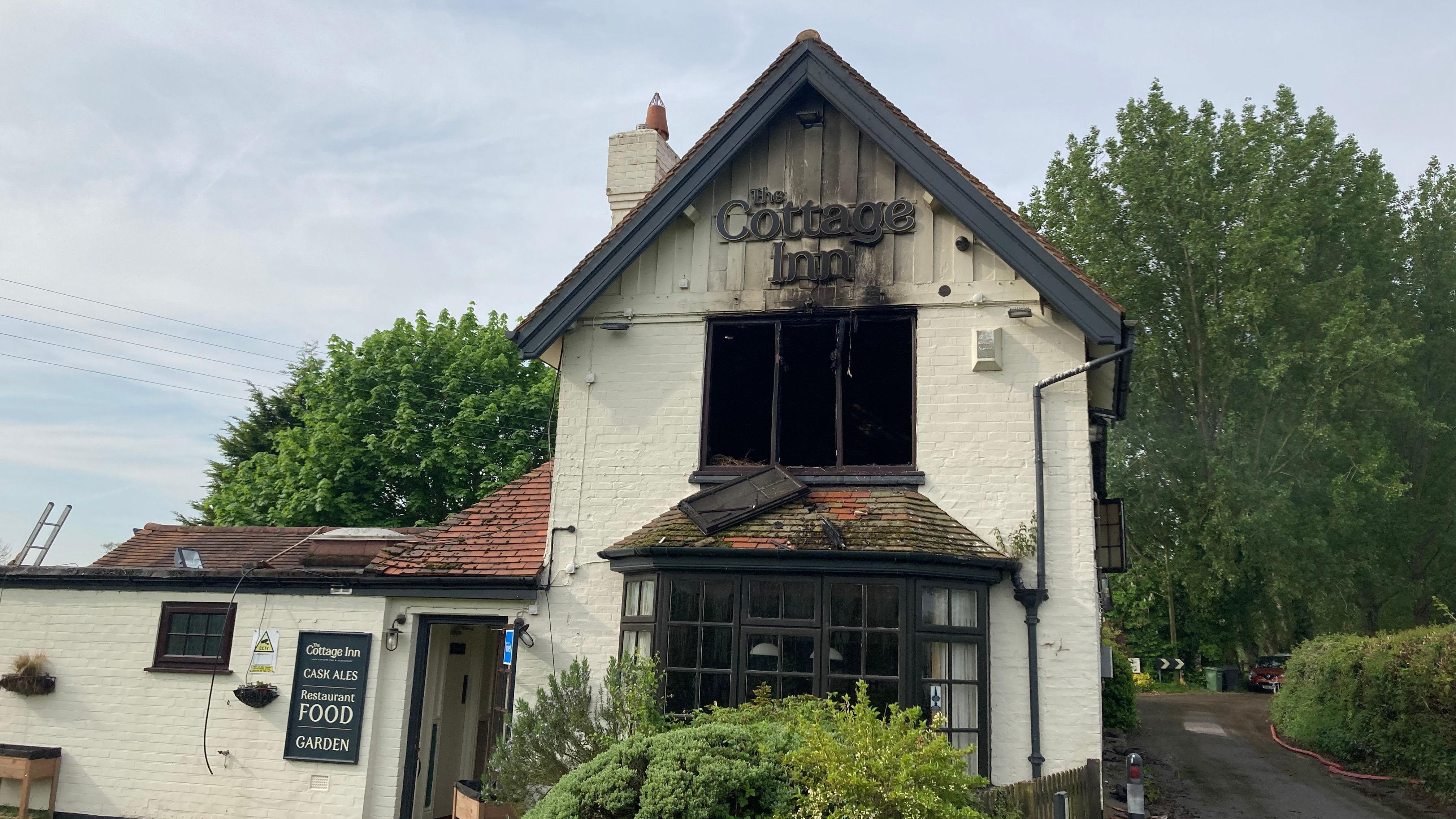 Fire at 18th Century pub leaves owner stunned