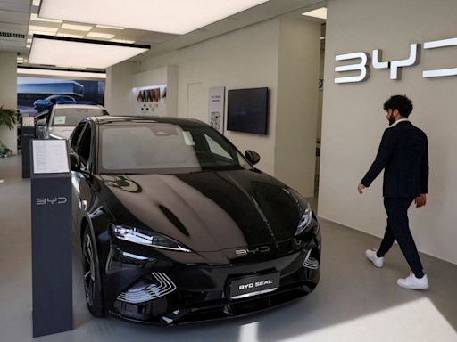 China's BYD posts 21% jump in quarterly EV sales, closes gap with Tesla