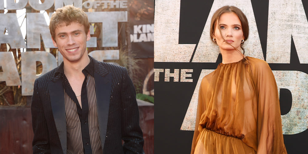 Owen Teague & Freya Allen Wear Sheer Outfits for ‘Kingdom of the Planet of the Apes’ L.A. Premiere!