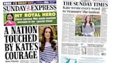 Newspaper headlines: Kate 'reassures nation' and 'murderous' Moscow attack