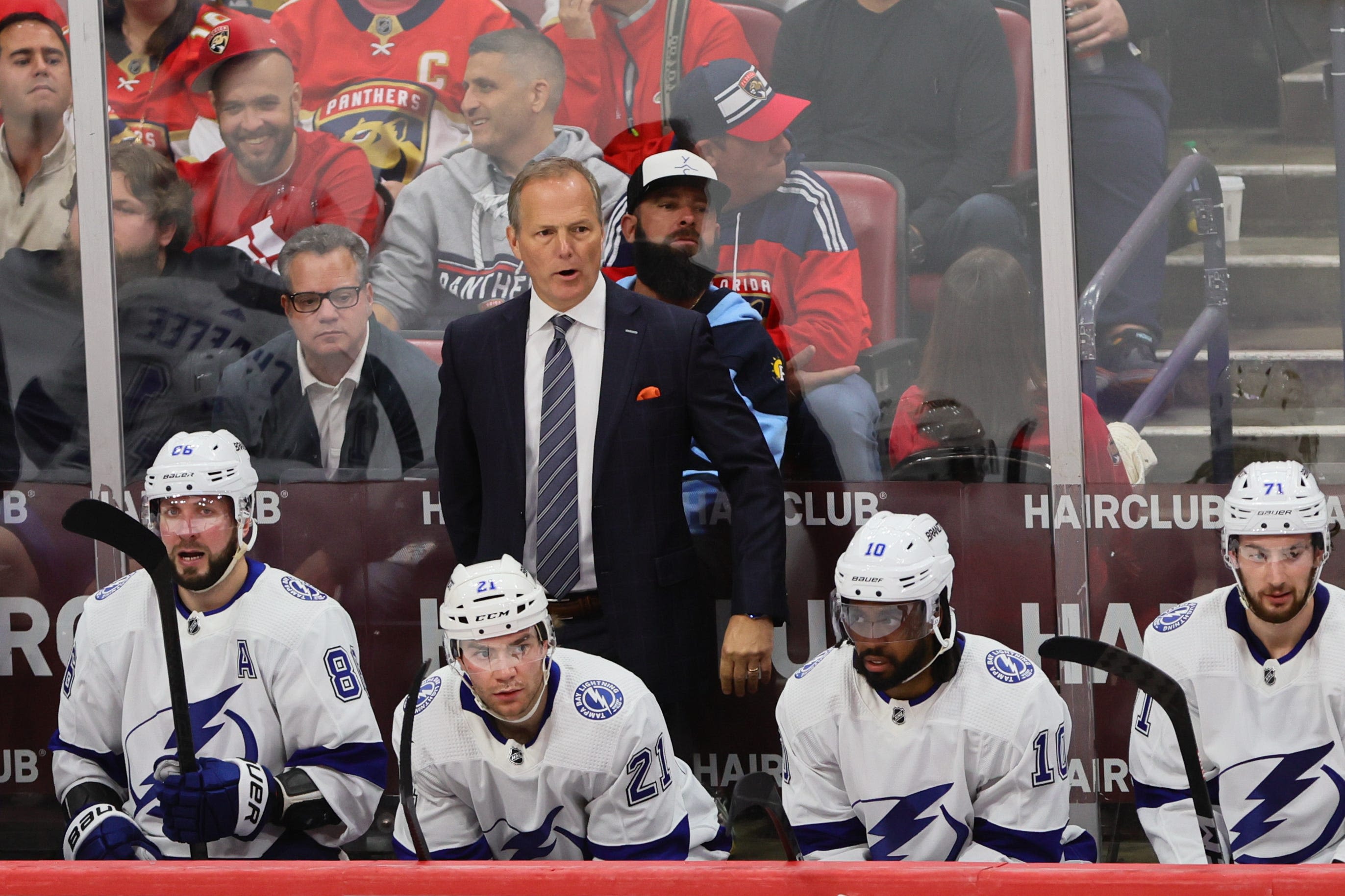 Lightning coach Jon Cooper apologizes for 'skirts' comment after loss to Panthers