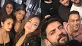 Sonakshi-Zaheer's Bachelorette: Bride-to-Be Stuns in Sequin Jumpsuit, Huma Qureshi Joins All-Black Theme Bash