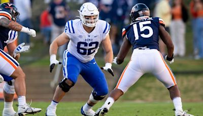 Buccaneers add offensive line help, select Duke C Graham Barton in NFL draft