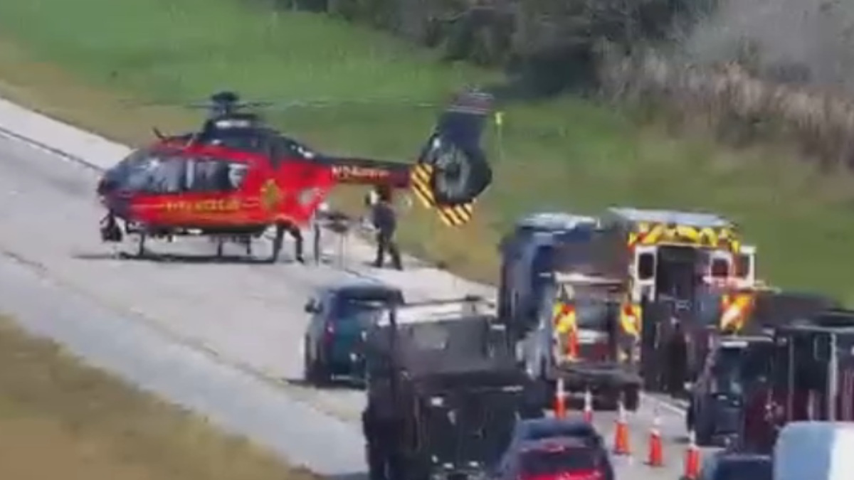 1 person critically injured after rescue from car in Broward canal near I-75