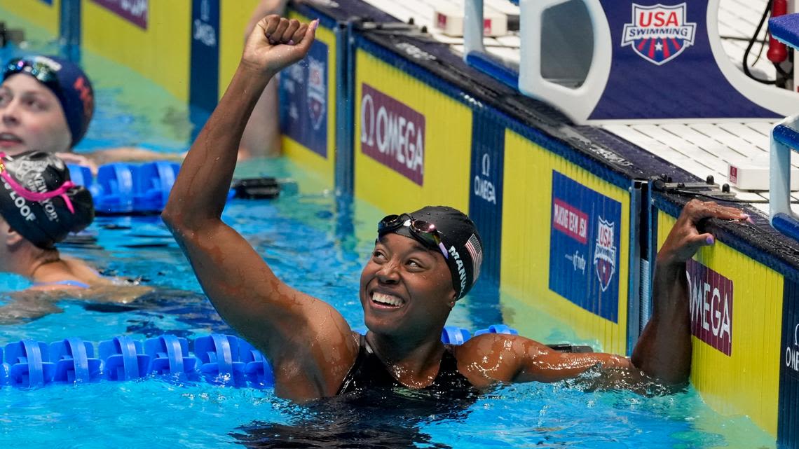 Simone Manuel earns an individual race at the Olympics, winning the 50 freestyle at US trials