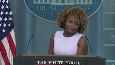 "It's a no": WH Press Secretary Karine Jean-Pierre denies claims that Biden has Alzheimer's or dementia.