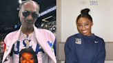 Simone Biles posta foto de Snoop Dogg 'tiete' após alfinetada da mãe em transmissão ao vivo