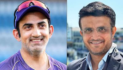 Sourav Ganguly Isn't Happy With Gautam Gambir Being A Frontrunner To Be India's New Cricket Coach?