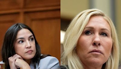 House committee hearing disrupted as Marjorie Taylor Greene and AOC clash over 'fake eyelashes' jibe