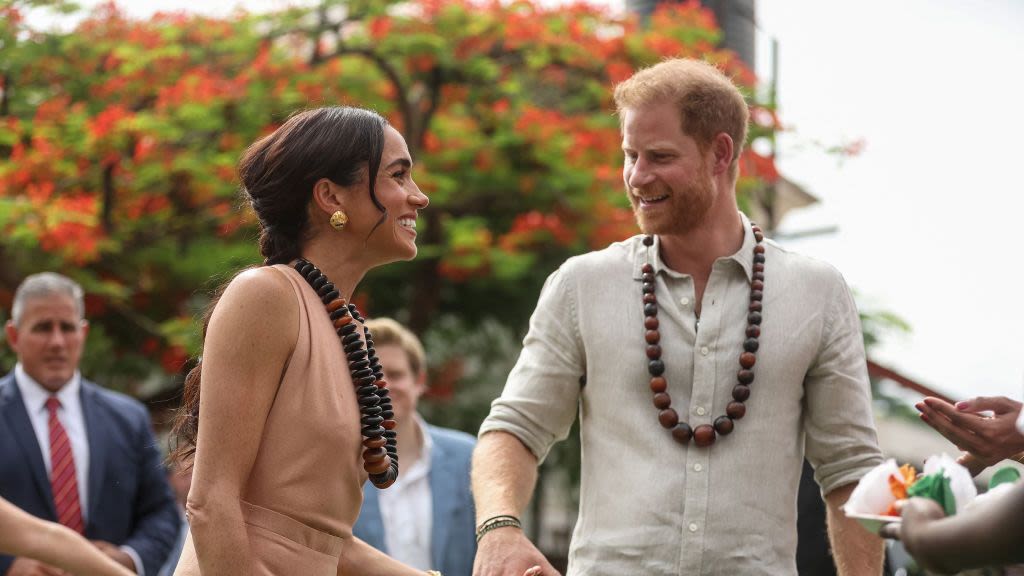 Duchess Meghan Gushes About Prince Harry During Joint Engagement in Nigeria