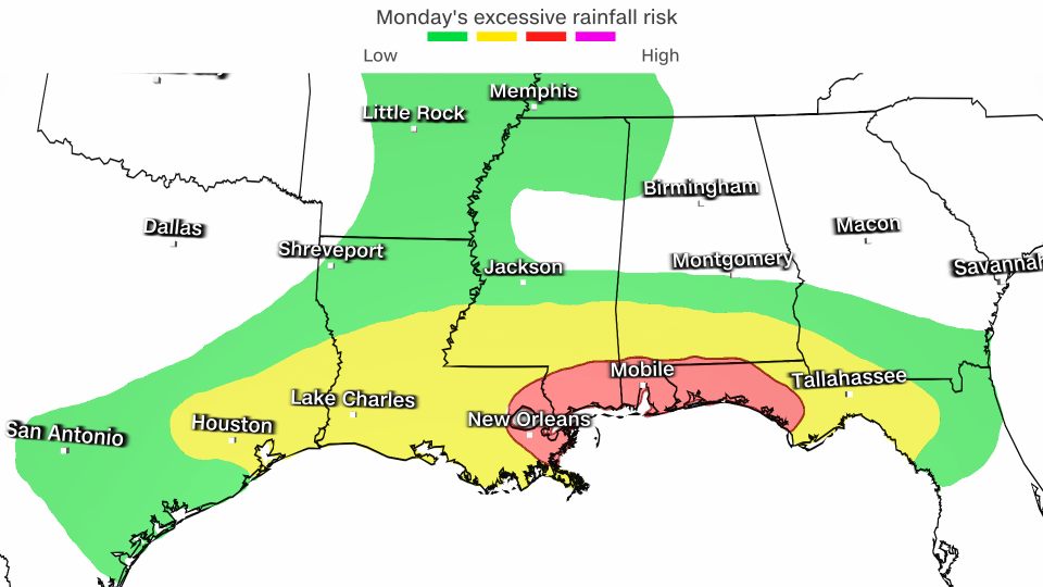 Flash floods threaten South as severe storms pummel already waterlogged region