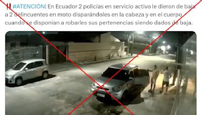 Video de un robo frustrado por un policía sin uniforme fue registrado en Brasil, no en Ecuador