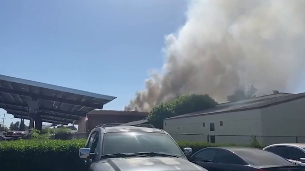 Ericson Elementary School roof fire, students evacuated