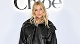 Sienna Miller Makes First Appearance Post-Baby at Chloé Show in a Slinky Slip and Mega Heels