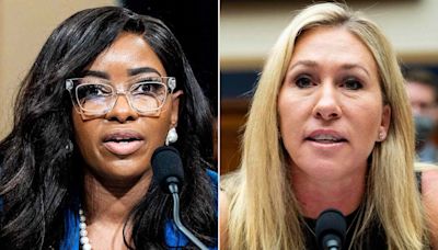 Rep. Jasmine Crockett Files to Trademark ‘Bleach Blonde Bad Built Butch Body’ After Clash with Marjorie Taylor Greene