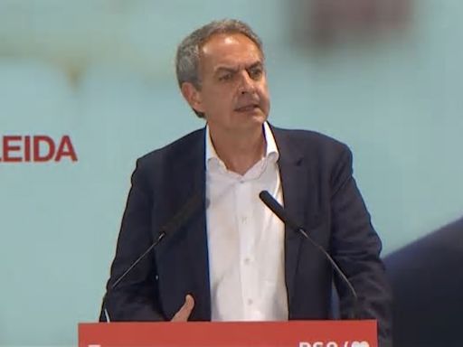 José Luis Rodríguez Zapatero, sobre la posible dimisión de Pedro Sánchez: "Tienes que seguir"