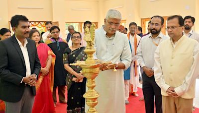 Union Minister of Culture inaugurates dance cottages at Kalakshetra in Chennai