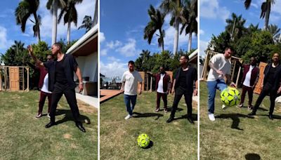 VIRAL: Messi y Will Smith están rompiendo el internet al compartir un video jugando fútbol