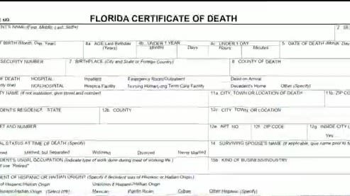 Cyberattack reported at Florida Dept. of Health, death certificates on hold statewide