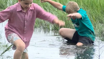 A wet and Muddy 99th Annual Chincoteague Pony Swim